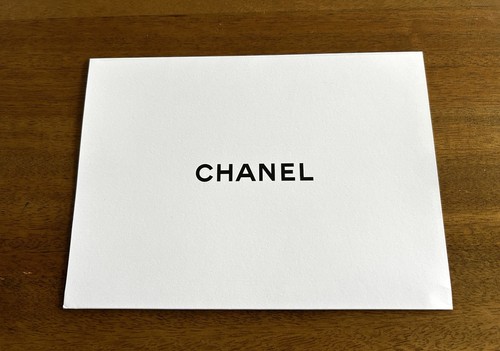 Chanel cardstock receipt - cardstock,