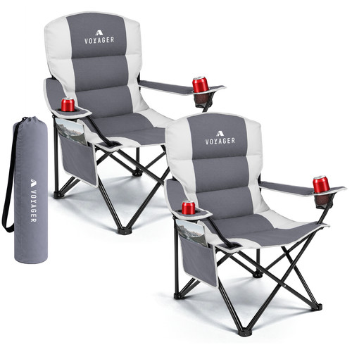 Voyager padded camping chairs - voyager,