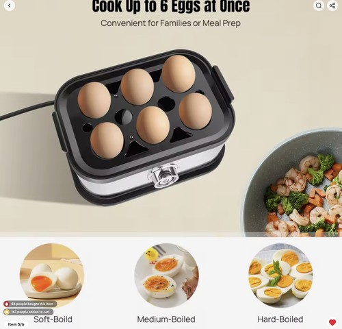 Egg cooker boiler 350w quick - egg,