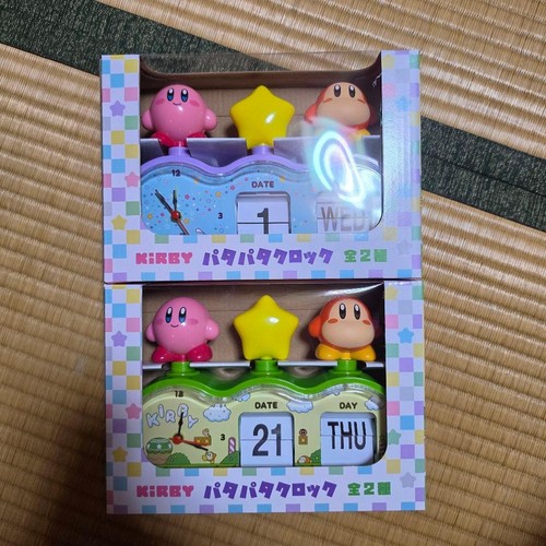 Kirby flap clock - kirby,