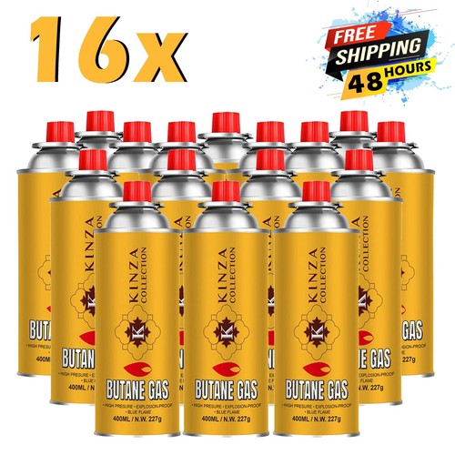 16x butane gas bottles - butane,