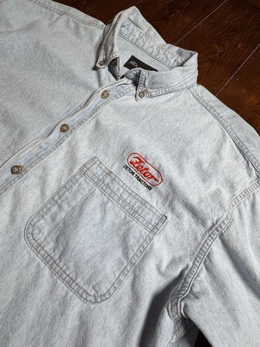 Vintage denim button down - vintage,