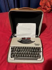 Rare Vintage Typewriter Olympia Splendid 66 1968 Working Excellent Condition
