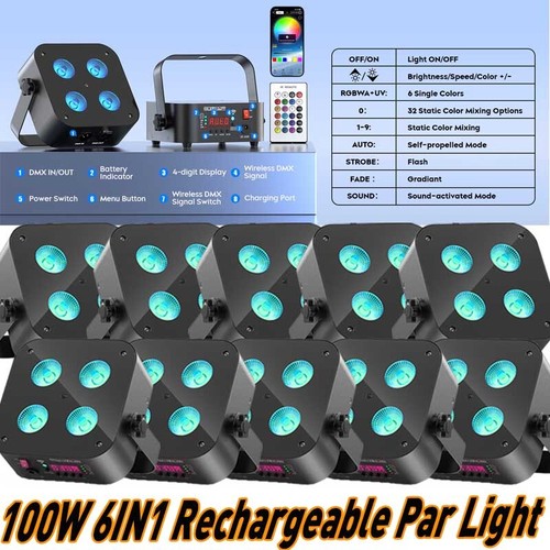4x25w rgbwa led par - led, stage