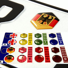 Set of 2 Gel Resin DOMED 3D