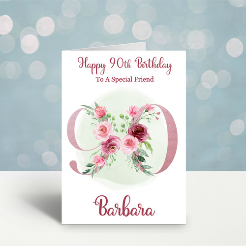 Personalised 90th birthday - 90th,