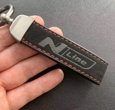 Hyundai N Line Suede Style Keyring for Hyundai i20 N i30 N IONIQ 5