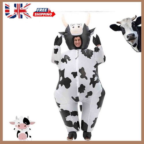 Inflatable cow costume adult - cow,
