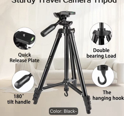 Travel camera tripod pan - travel, pan/tilt