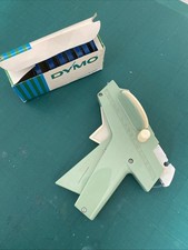Vintage 1960’s Dymo Labelmaker With 7 Dymo Embossing Tapes