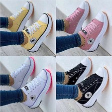 Womens platform chunky pumps - platform,