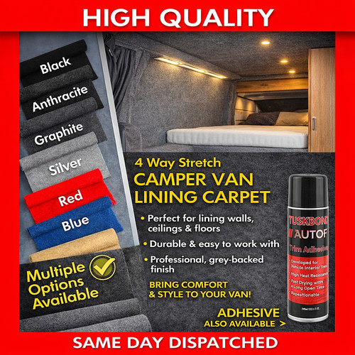 Way stretch campervan carpet - way,