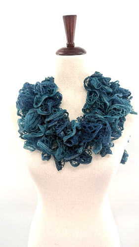 Handmade ruffle yarn - handmade, scarf