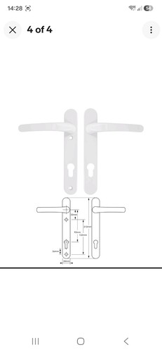 Mila upvc door - mila, pair