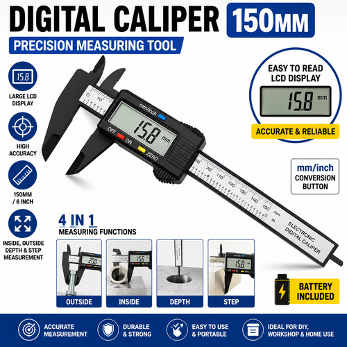 Lcd digital vernier - lcd,