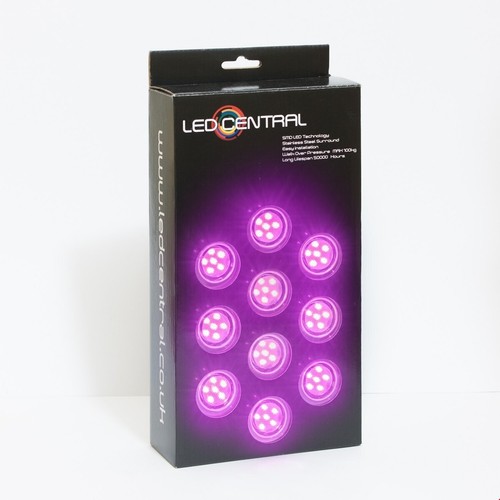 30mm pink led - x,