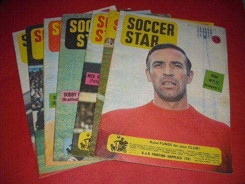 1968 soccer star magazines - magazines,