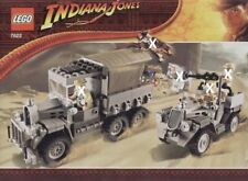 LEGO INDIANA JONES WW2 TRUCK AND JEEP FROM SET 7622 RACE FOR THE STOLEN TREASURE
