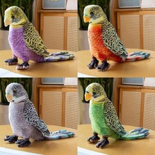 Colorful Plush Parrot Figurine