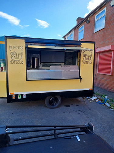 Burger van catering trailer - burger,