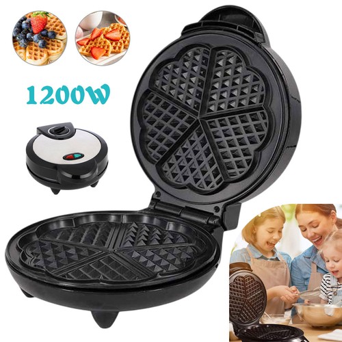 1200w iron heart shaped waffle - shaped,