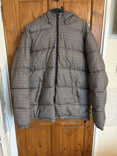 Mens checkered puffer - , jacket