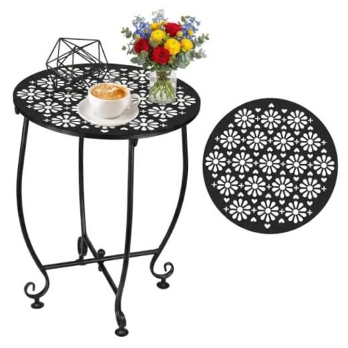 Small metal patio side - metal,