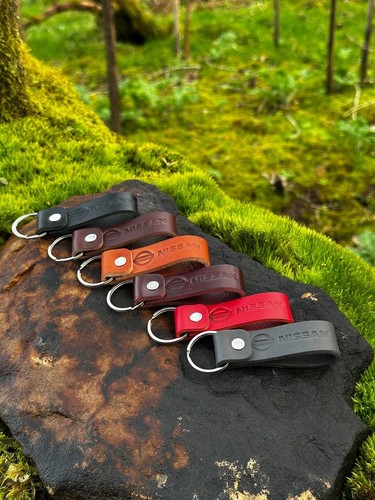Nissan leather keyring - nissan, –