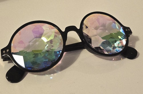 Kaleidoscope glasses rainbow - glasses,