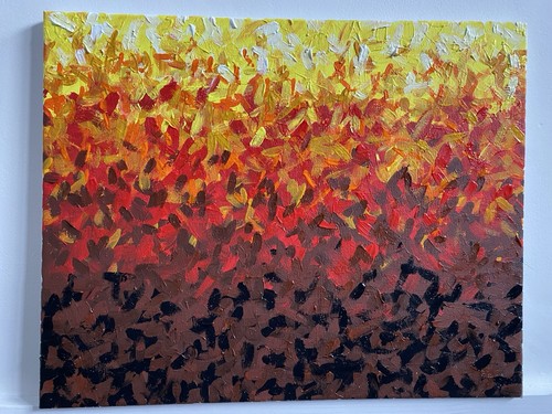 Acrylic painting canvas - on,