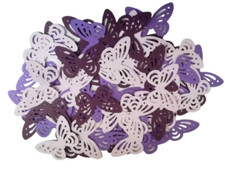 60 Butterflies die cuts / card making/ scrapbooking/ purple / 1-400-00179- 60