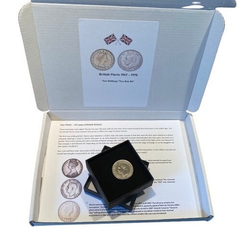 Florin two shilling coin - shilling,
