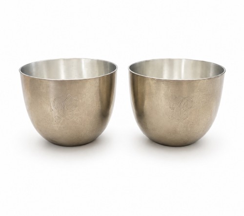 Pair jefferson cups - pair, steiff