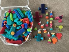 Large Selection Of Stickle Bricks,  Animals, People, Faces, Etc.