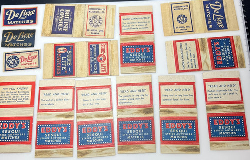 Canadian matchbox labels - 14,