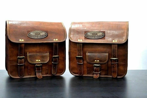 Vintage leather motorcycle - leather,