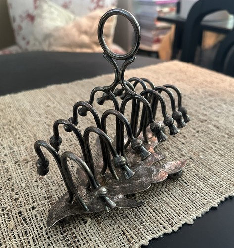 Antique ornate footed - 8”,