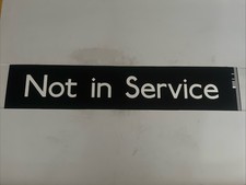 Not In Service - Stockwell London Bus Blind 17b 42” Gift TFL