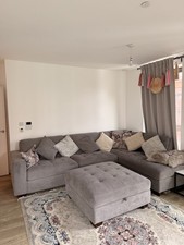 Thomasville Grey Fabric Corner