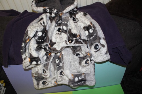Baby boys hooded dressing gown