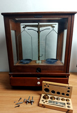 Vintage laboratory scales - vintage, l