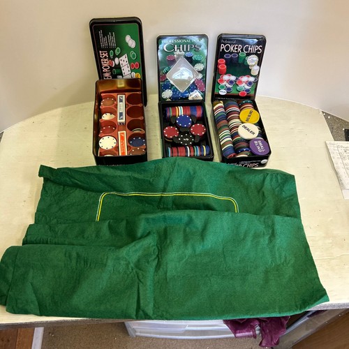 Professional poker chips - chips, set