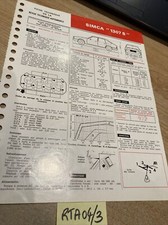 Automobile Technical Sheet