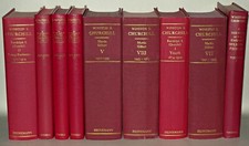 Winston Churchill Book Bundle, Speaking People & 5 Other Books, HB Various Books