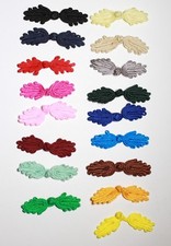 4 Pairs x Small Frog Fasteners
