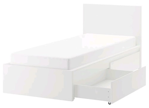 Ikea malm single bed - ikea,