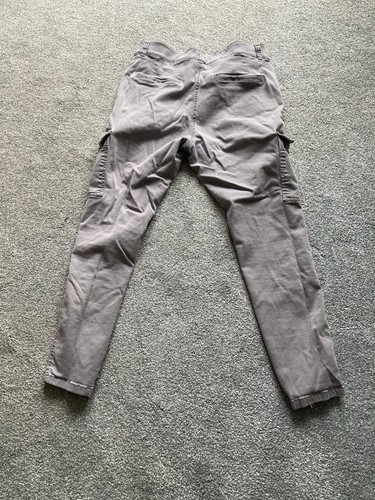Grey cargo jeans 14r - m, &