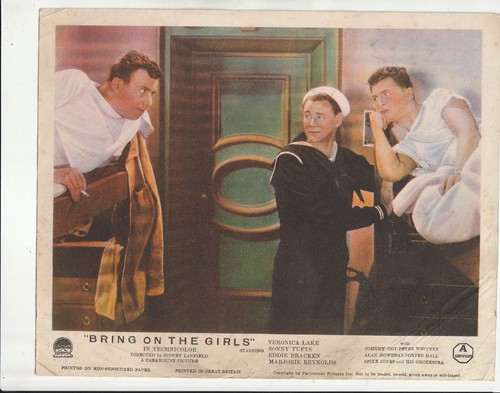 Bring the girls lobby card - on,