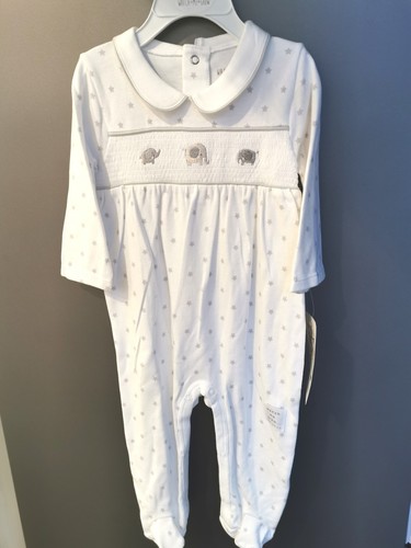 Baby unisex white grey - grey, romper