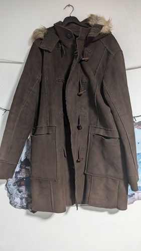 Full circle mens suede - suede, duffle